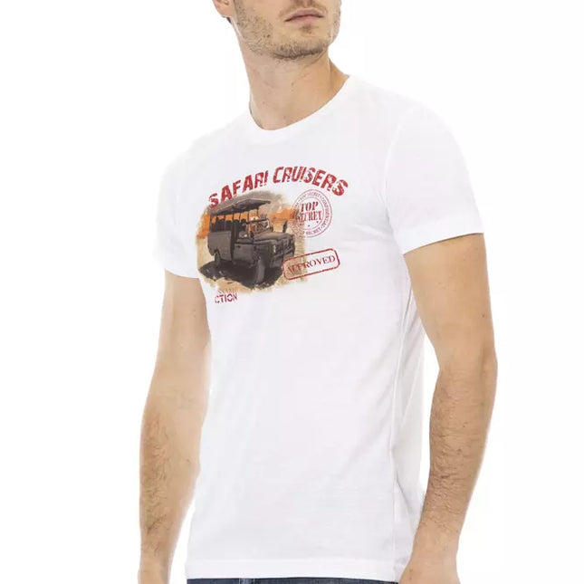 Trussardi Action White Cotton Men's T-Shirt