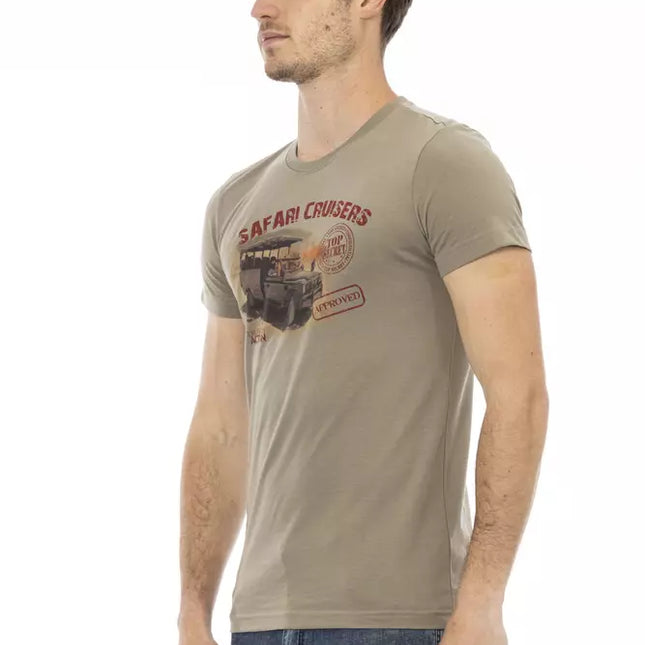 Trussardi Action Green Cotton Men's T-Shirt