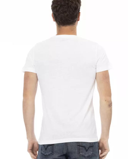 Trussardi Action White Cotton Men T-Shirt