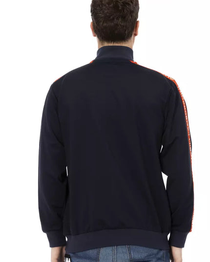Automobili Lamborghini Blue Polyester Men Sweatshirt