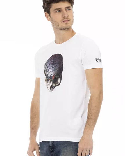 Trussardi Action White Cotton Men's T-Shirt