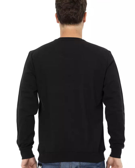 Automobili Lamborghini Black Cotton Men's Sweater