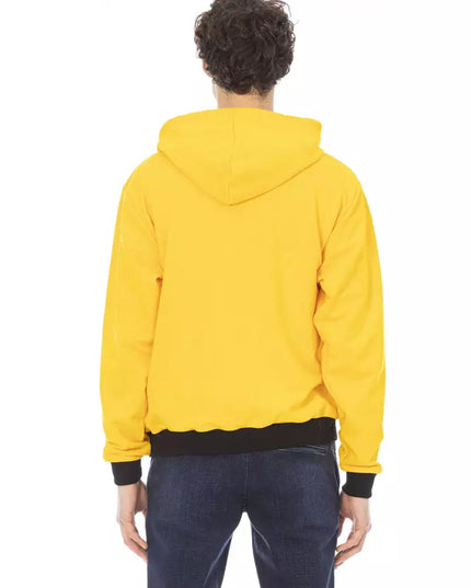 Baldinini Trend Yellow Cotton Men Hoodie