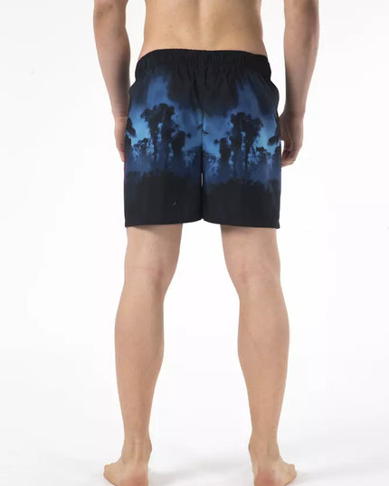 Just Cavalli Black Polyester Men Swim Short