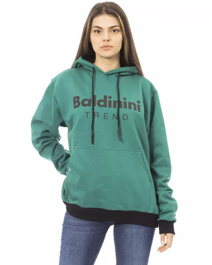 Baldinini Trend Black Cotton Women Hoodie