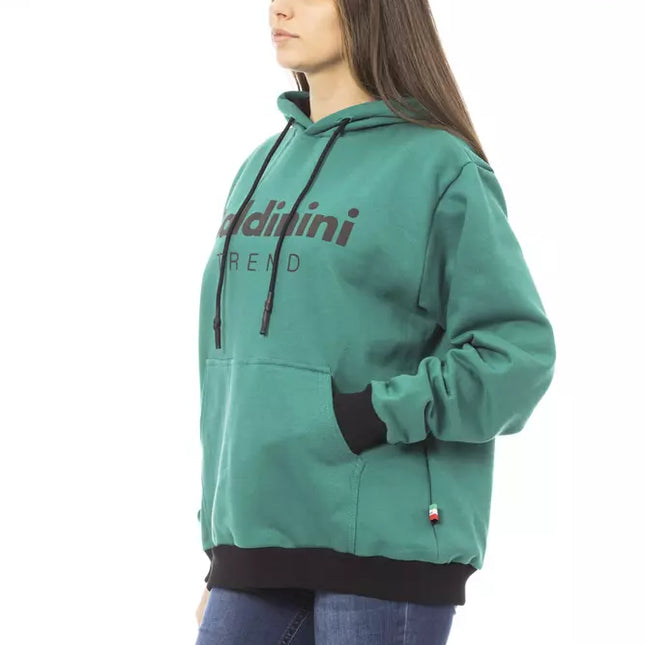Baldinini Trend Black Cotton Women Hoodie