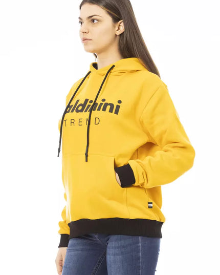 Baldinini Trend Yellow Cotton Women Hoodie