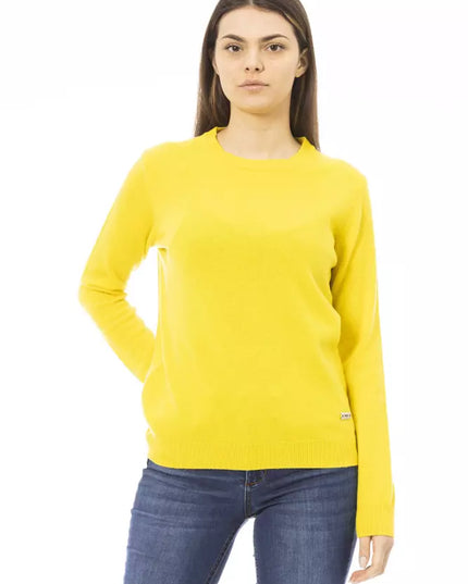 Baldinini Trend Yellow Wool Women Sweater