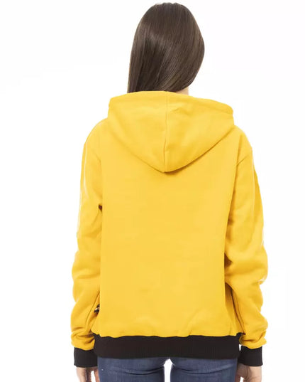 Baldinini Trend Yellow Cotton Women Hoodie