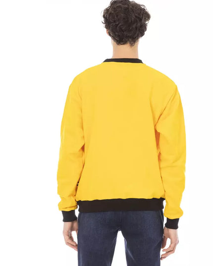 Baldinini Trend Yellow Cotton Men Sweater