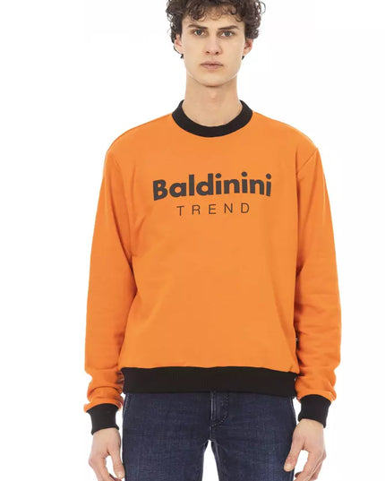 Baldinini Trend Orange Cotton Men Sweater