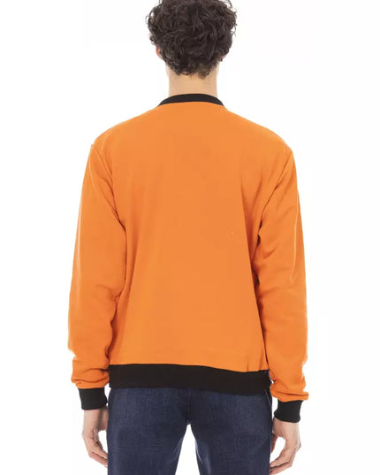 Baldinini Trend Orange Cotton Men Sweater
