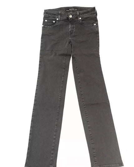 Jacob Cohen Black Cotton Women Jeans