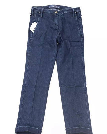 Jacob Cohen Blue Cotton Women Jeans