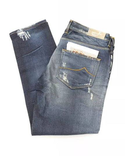 Jacob Cohen Blue Cotton Jeans Denim