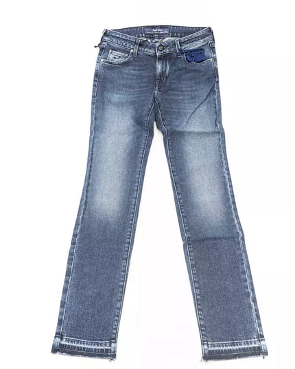 Jacob Cohen Blue Cotton Women Jeans