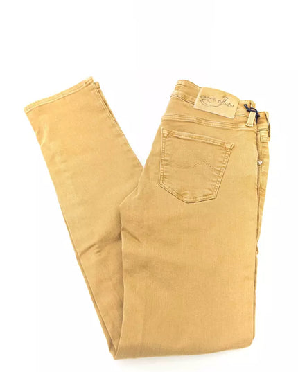 Jacob Cohen Beige Cotton Women Jeans