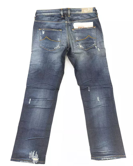 Jacob Cohen Blue Cotton Jeans Denim
