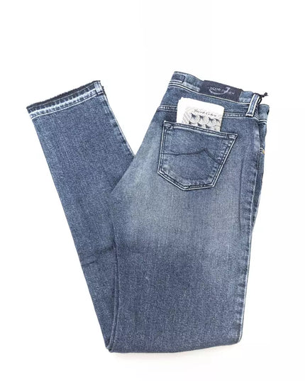 Jacob Cohen Blue Cotton Jeans Denim