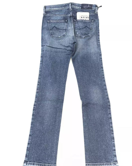 Jacob Cohen Blue Cotton Jeans Denim