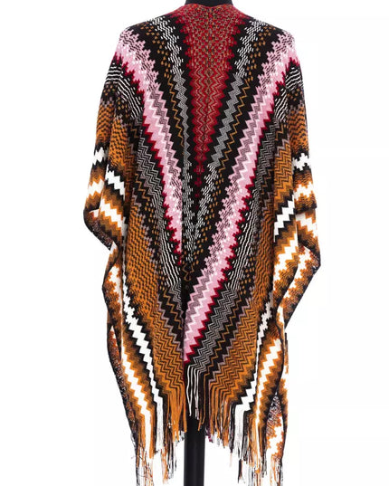 Missoni Multicolor Wool Women Poncho