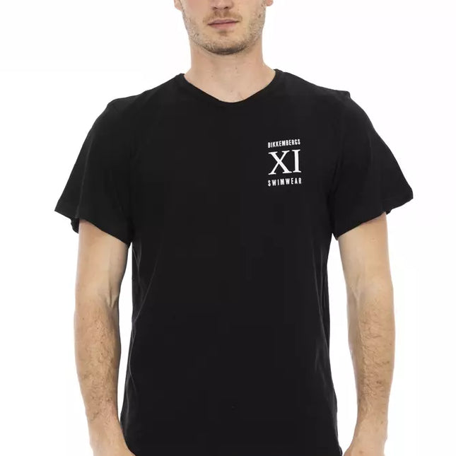 Bikkembergs Black Cotton Men's T-Shirt