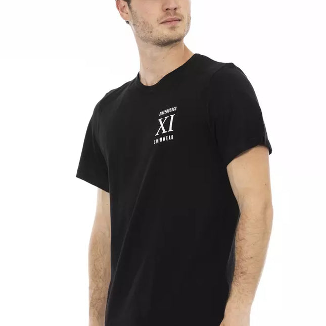 Bikkembergs Black Cotton Men's T-Shirt