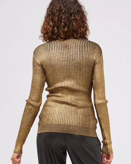 Custo Barcelona Gold Wool Women Sweater
