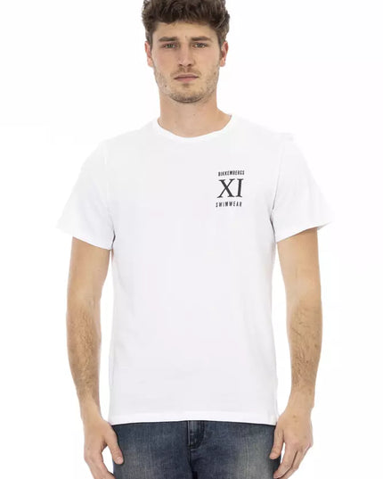 Bikkembergs White Cotton Men's T-Shirt