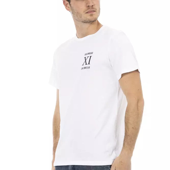 Bikkembergs White Cotton Men's T-Shirt