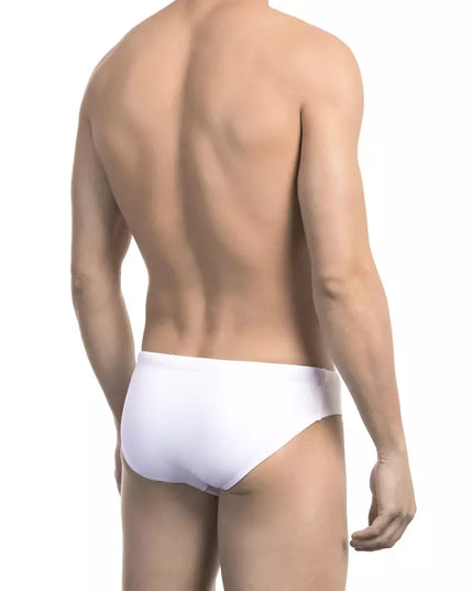 Bikkembergs White Polyamide Men's Swimwear