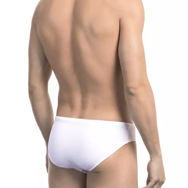Bikkembergs White Polyamide Men's Swimwear