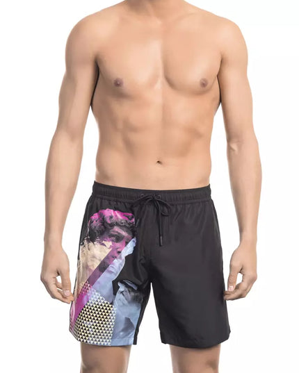 Bikkembergs Black Polyester Men's Swim Short