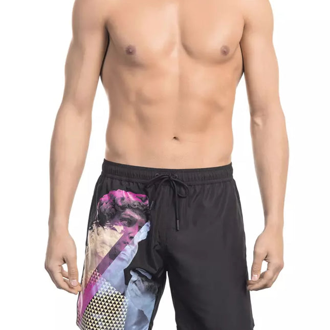 Bikkembergs Black Polyester Men's Swim Short