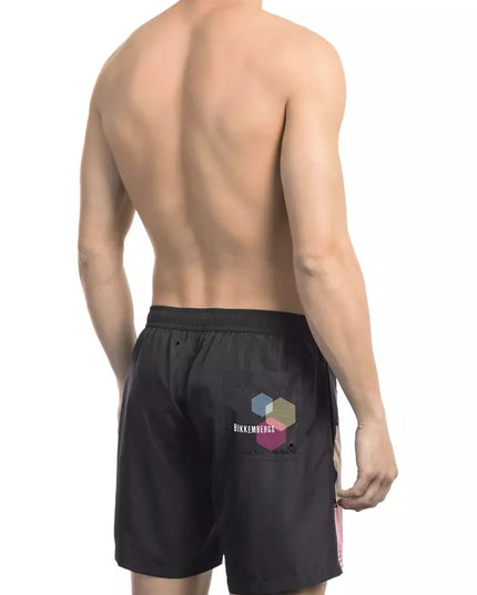 Bikkembergs Black Polyester Men's Swim Short