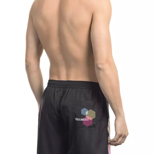 Bikkembergs Black Polyester Men's Swim Short