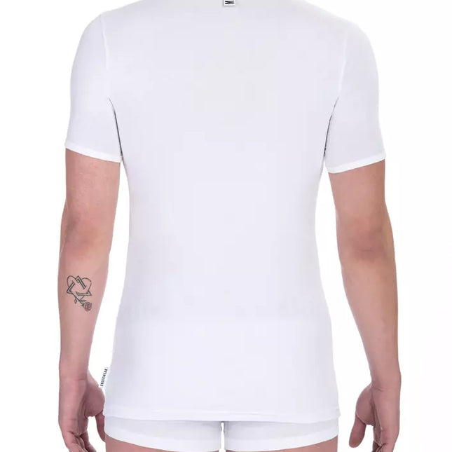 Bikkembergs White Cotton Men T-Shirt Pack