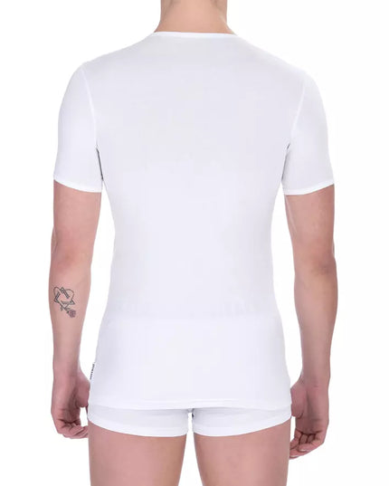Bikkembergs White Cotton Men's T-Shirt
