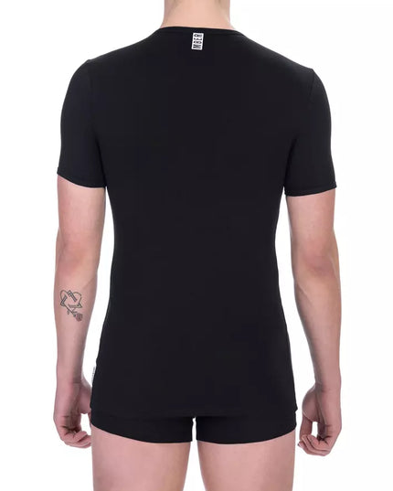 Bikkembergs Black Cotton Men's T-Shirt