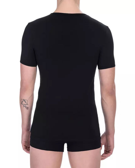 Bikkembergs Black Cotton Men's T-Shirt