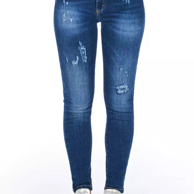 Frankie Morello Blue Denim Women's Jeans