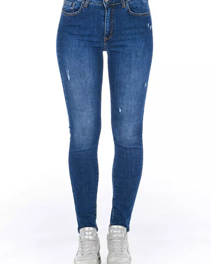 Frankie Morello Blue Denim Women Jeans