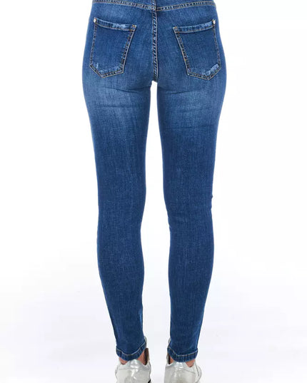 Frankie Morello Blue Denim Women Jeans