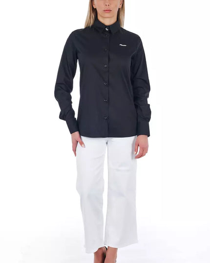 Frankie Morello White Cotton Women Cropped Trouser