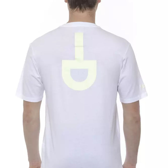 Tond White Cotton Men T-Shirt