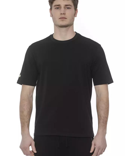Tond Black Cotton Men T-Shirt