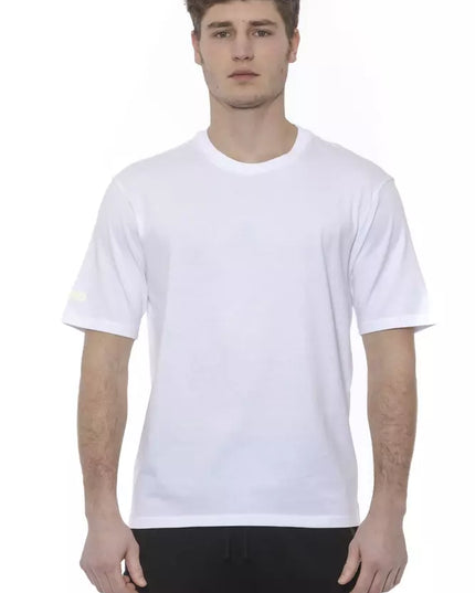 Tond White Cotton Men T-Shirt