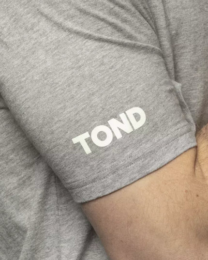 Tond Gray Cotton Men T-Shirt