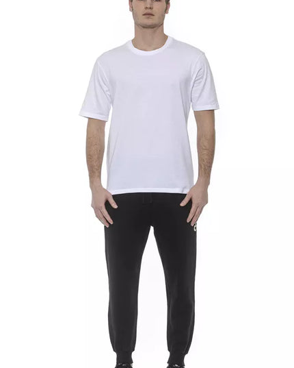 Tond White Cotton Men T-Shirt