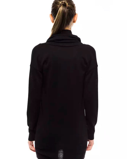 Montana Blu Black Wool Women Sweater